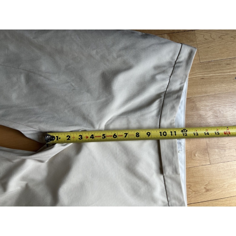 Badgley Mischka 100% linen pants Ivory Sz 14 Casual Coastal Beautifully tailored - Picture 5 of 9